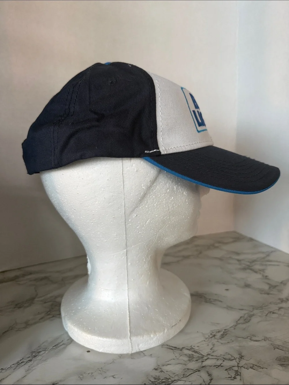 Cotton Unisex Adjustable Navy & White Bud Light Baseball Cap One Size Fits Most
